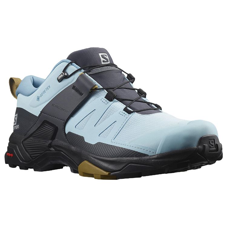 Salomon X Ultra 4 Gore-Tex Low Cut Durable Outdoor Shoes Women Shoes Blue Black 414529