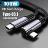USB C to C 100W Cable Fast Charging 90 Degree Bendable Type-C Cord 480Mbps Fast