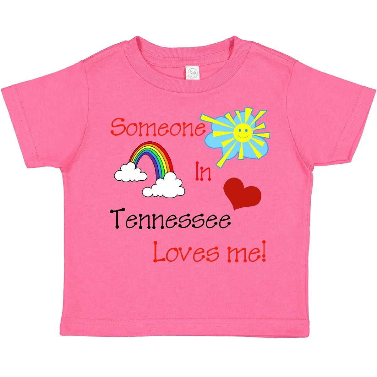 Inktastic Someone In Tennessee Loves Me! Toddler T-Shirt Love Rainbow Sunshine 160