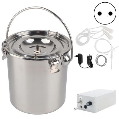 Milking Machine Kit Portable Electric Milker Adjustable Pulsation Milker for Goat Sheep 7L