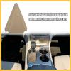 Shift Boot Cover Dust Proof Universal for Vehicle Car Beige PU Leather Auto Replacement Parts