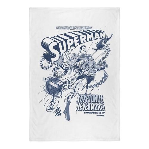 Superman Silky Comic Cover Superman Throw