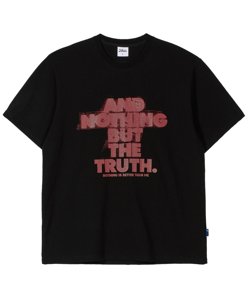 Nasttingijeubeleoldaenmi Scratch Lettering Tee_Black
