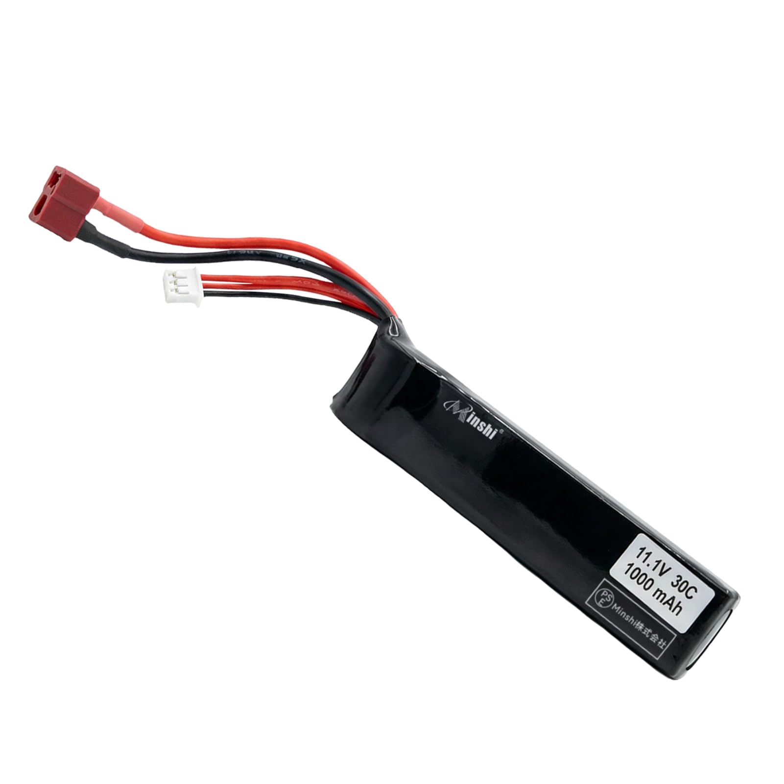 

11.1V 1000mAh RC LiPo Battery for XPOWER R-SPEC AIR ELECTRIC GUN BATTERY, Li-Po 30C 3S with T-plug DeansT-type plug, XPRAEG10003S-D, 1220106mm, with