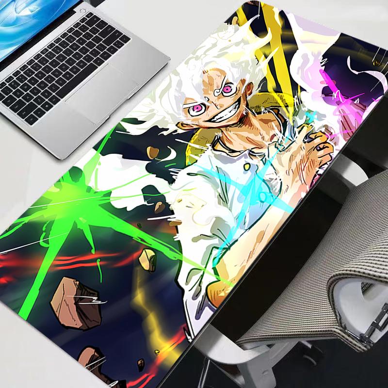 90x40cm Rubber Pc Mousepad One Piece Luffy New Gamer Gaming New Mouse Pads Bigs Desk Keyboard Mat Computer Laptop Mat