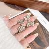 Silver Needle Luxury Bowknot Pleated Earrings 2026 - Versatile & Stylish Copper Design