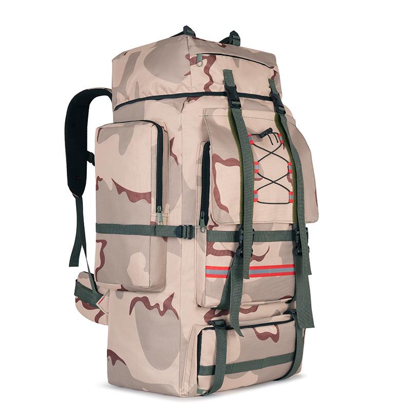 Zaino da Viaggio Mimetico da Uomo da 130L - Borsa da Campeggio Outdoor Ultra-Grande