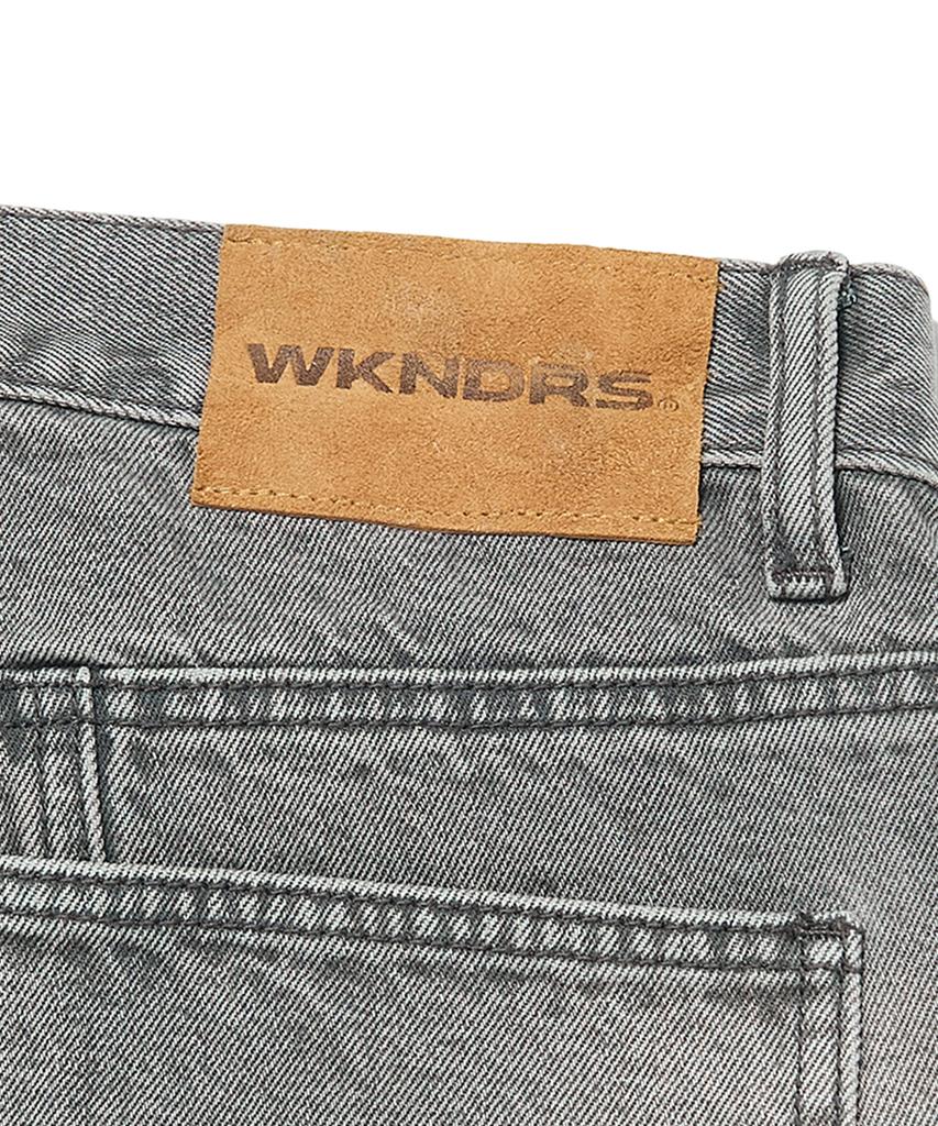 WKNDRS Patch Work Denim Shorts (Grey)