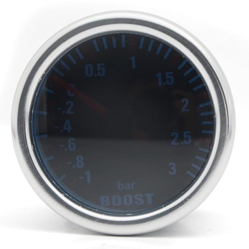 3.0 BAR 2"52MM Mechanical Turbo Boost Car Gauge Meter Auto White LED Universal