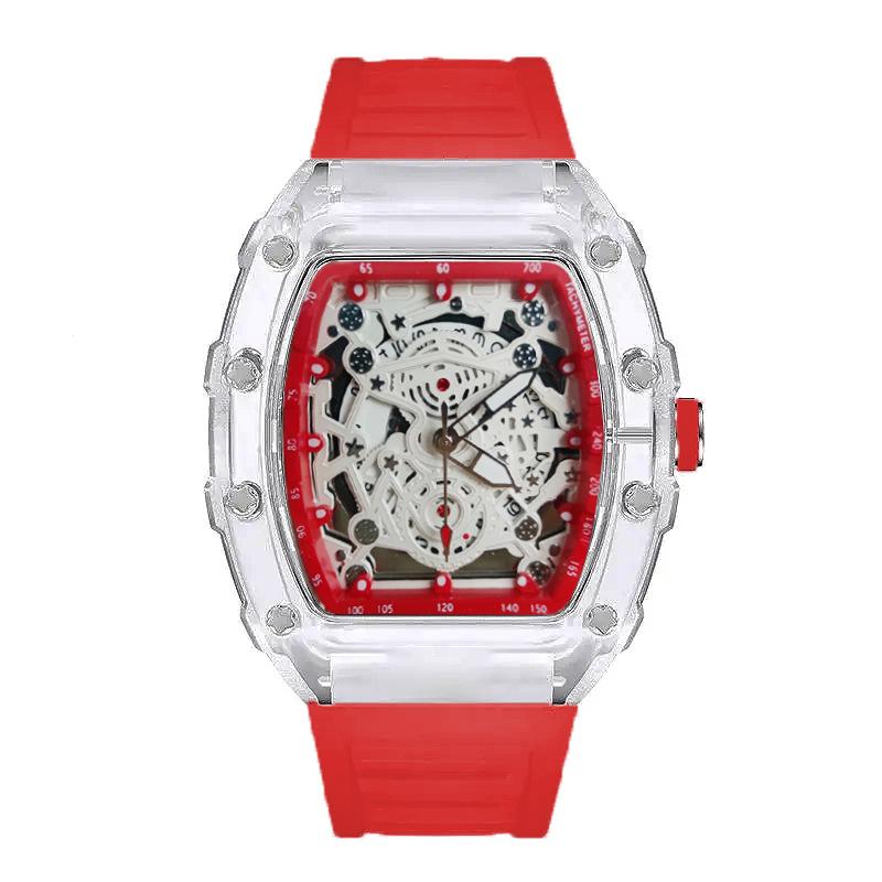 Richard Series Men S And Women S Non-Automatic Quartz Hollow Transparent Shell Trend Simple Luminous Student Couple Watch Naked watch