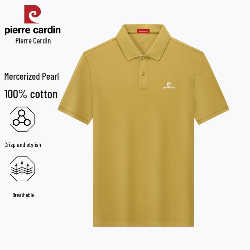 

Pierre Cardin Men s Pure Cotton Casual Short-Sleeve Polo Shirt 4XL