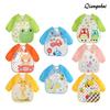 Bear Frog Cute Deer Elephant Owl Animal Print Baby Long Sleeved Bib Waterproof