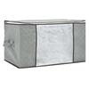 Ohbien Set of 6 Clothing Storage Cases, 60 X 40 X 35cm, Large Capacity 84L, Non-Woven Fabric, Dustproof, Breathable, Foldable, with Transparent Window