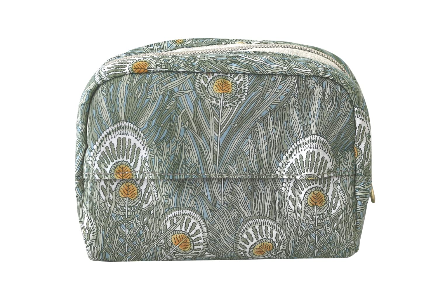 

DDintex FLORET LONDON Square Tissue Queen Hera 13 x 5 x 10 cm Pouch, Green, [Liberty Print]