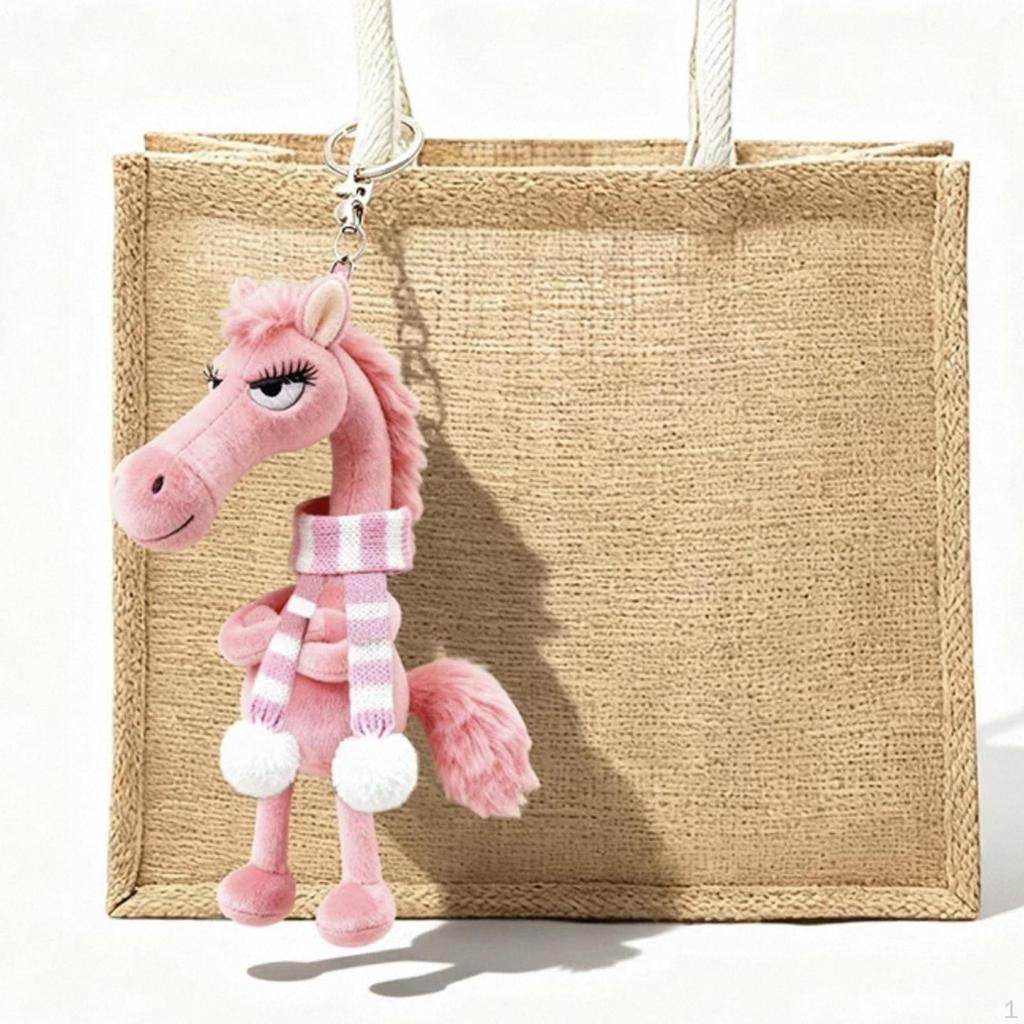 Horse Toy Keychain Decor Chinese Year Decoration