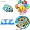 Toy Story Buzz Woody Bo Peep Birthday Party Supplies Featuring Colorful Plates Cups And Banners For Ultimate Celebration