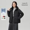 Piumino Corto con Cappuccio da Donna Stylish Snow Flying