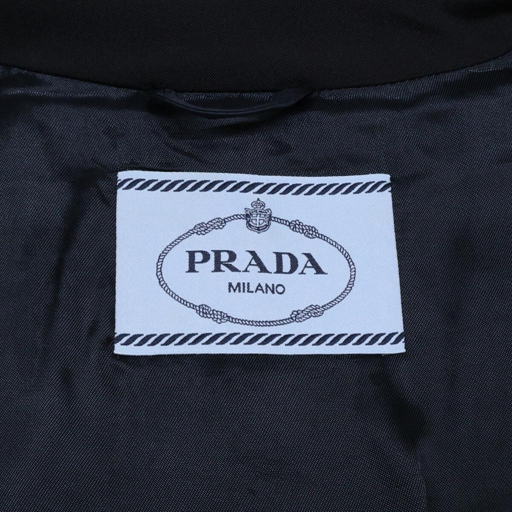 Prada 29Y850 R172 1AIT with Belt Coat 40 blackUsed