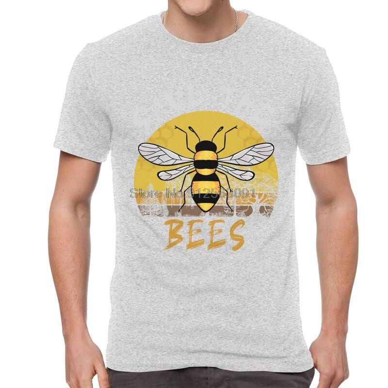 

Save The Bees Tshirt Mens Fashion T Shirt Short Sleeve 100 Cotton Beekeeper Tshirt Cool Tee Top Oversized Clothes Streetwear S