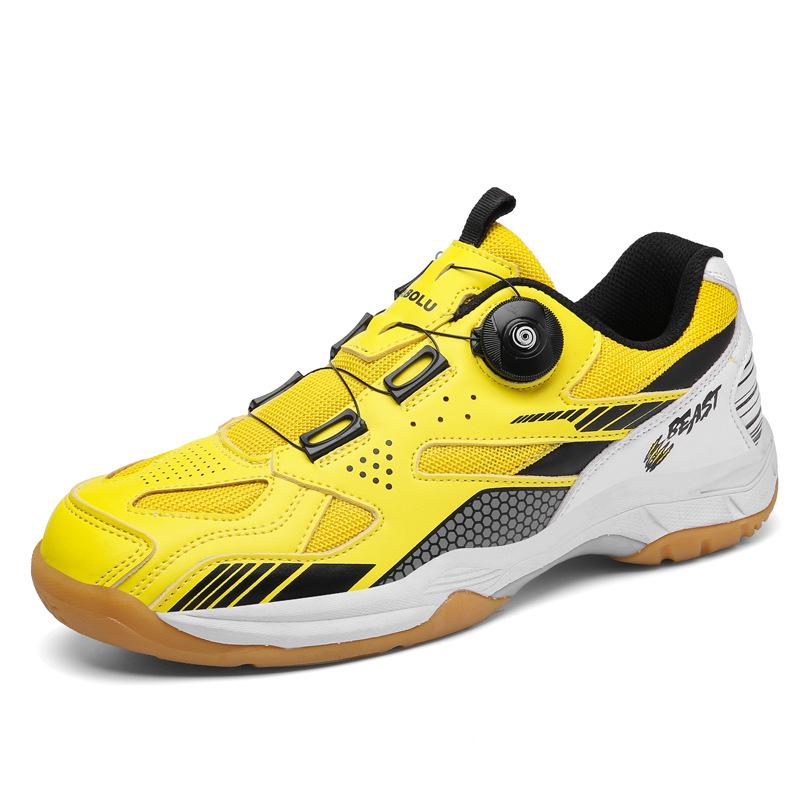 Foreign trade table tennis shoes four seasons sports training badminton shoes men and women couples breathable shock absorption running tennis shoes