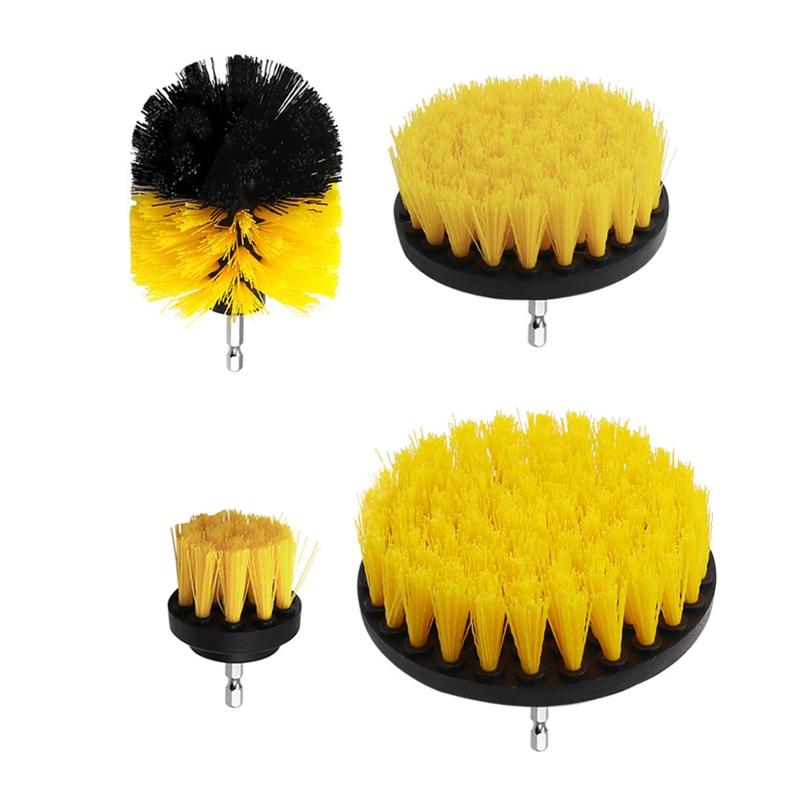 Cleaning Scrub Brush Electric Drill Brush Kit Auto Tires Cleaning Tools for Tile