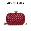 Ladies Dinner Bag New Fashion Woven Bag Commuter Versatile Clutch Bag Shoulder Messenger Clip Bag