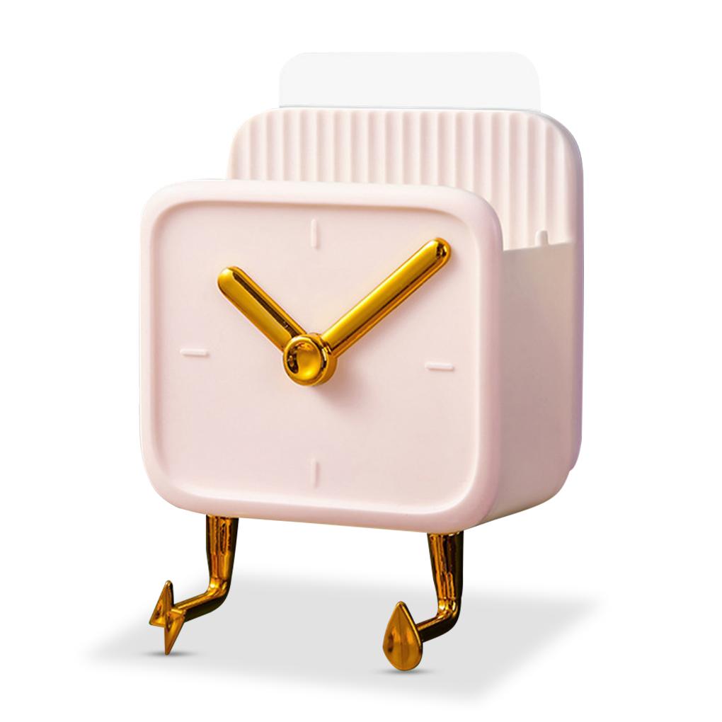 

Настенный многофункциональный держатель для хранения, подставка для пульта дистанционного управления, бытовой органайзер для канцелярских принадлежностей, аксессуары для спальни белый