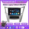 Car Radio Multimedia MP5 Player Head Unit Stereo BT For Subaru Legacy Outback 2009-2014