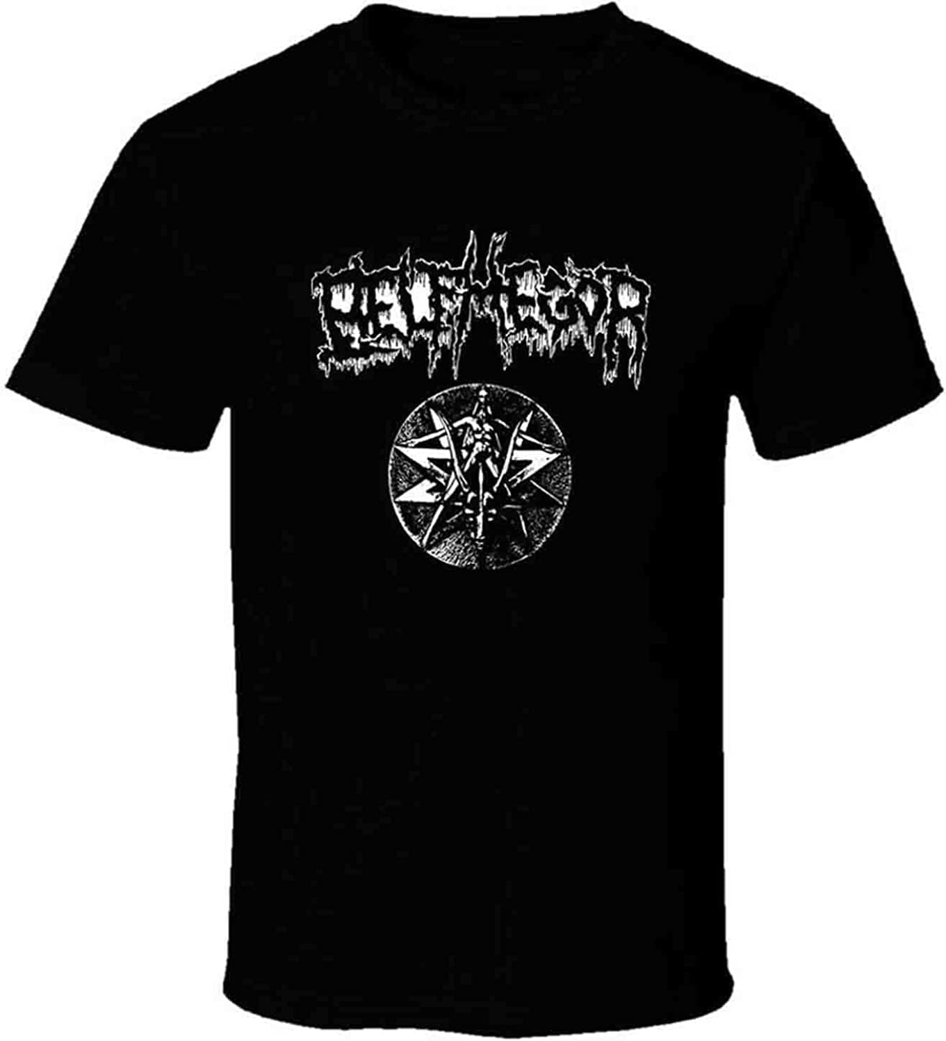 Belphegor Austria Blackened New Shirt Black White Tshirt Men s Black S чёрный