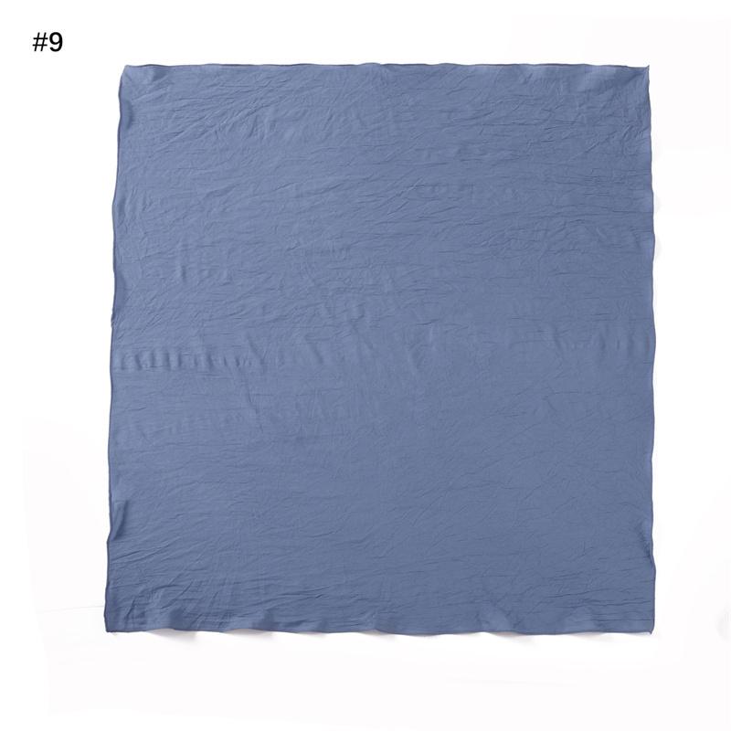 Ramadan Tinta Unita Quadrato 90cm Viscosa Hijab Sciarpa Donna Unicolore Musulmana Copricapo Sciarpe Musulman Fascia per Capelli Turbante Islamico Sjaal