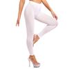 Leggings Femininas Transparentes Cor Sólida Transparentes Cintura Elástica Calças Skinny