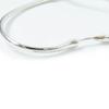 Great TIFFANY&Co. Pierce Open Heart Medium Hoops for both ears Silver AG925 Women Used