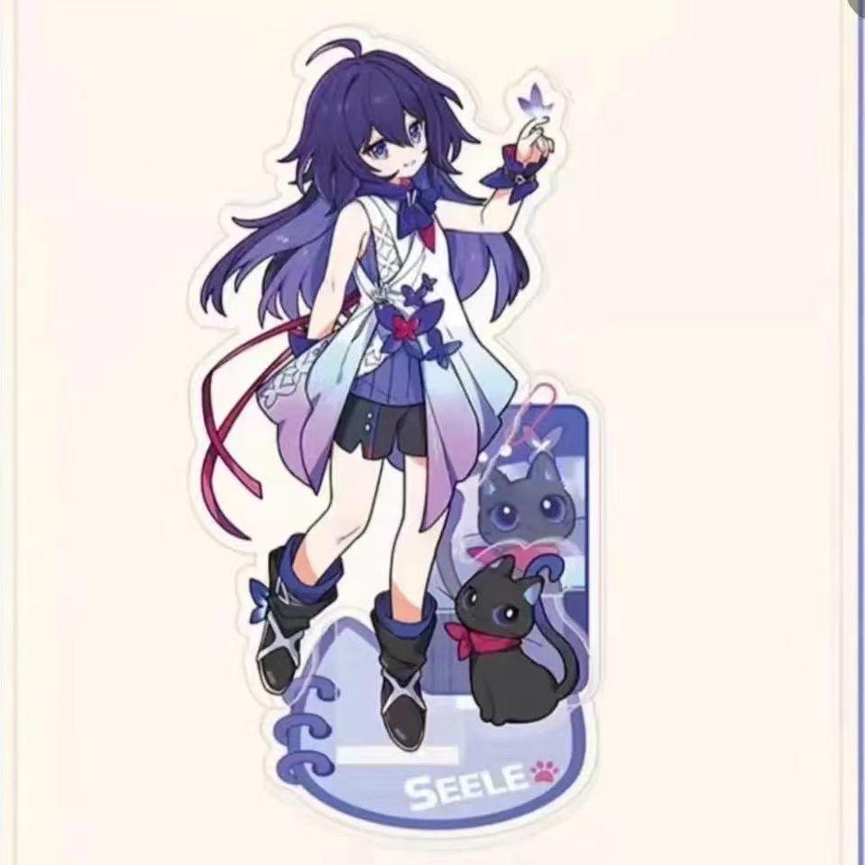 

10 см Мини Акриловая Подставка Honkai Star Rail Фигурка Игрушка Кафка Блейд Фигурки Настольное Украшение для Дома 10cm