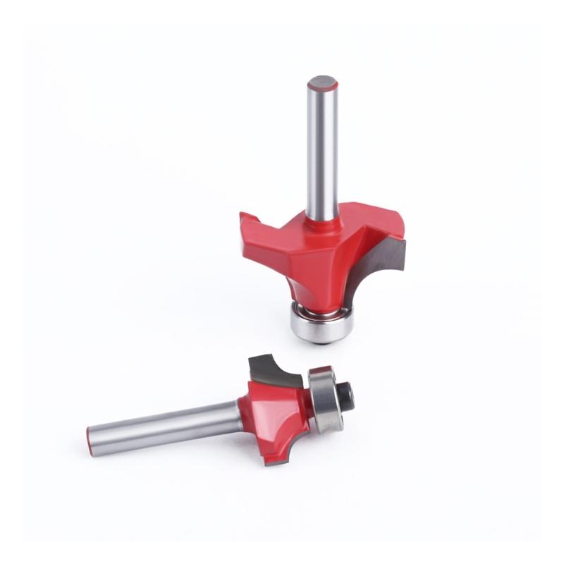 1/4inch Shank Bearing Corner Round Router Bit Trimming Cutter Trimming Machine Milling Cutter Woodworking Accessories