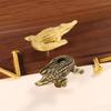 Drawer Pulls Metal Dressers Knob Cupboard Handle Modern Furniture Handle Small Alligator Shape Bedside Cabinet Pull