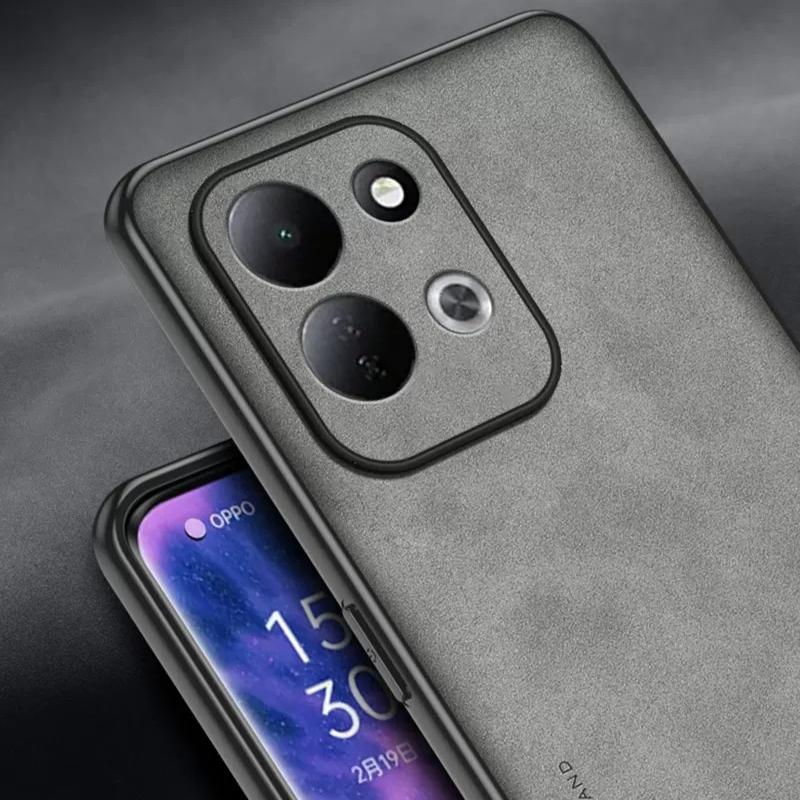 Απλή Αντικραδασμική Θήκη από Δέρμα PU Για XIAOMI Redmi 17 4G 5G Ματ Μαλακό Πλαίσιο Σιλικόνης Προστασία Πίσω Κάλυμμα Τηλεφώνου Για Redmi 17