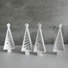 Handmade Christmas Tree Shape Frame Mold Sturdy Silicone for Epoxy Resin Craft Portable for Home and Event Decoration