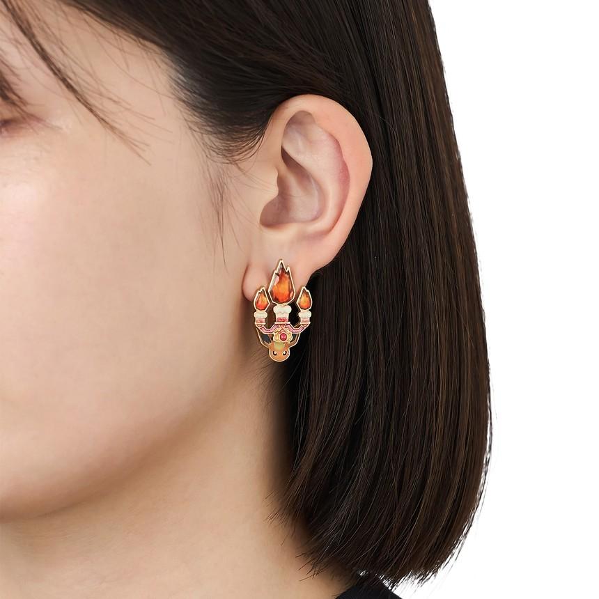 POKEMON Pokemon Center Flame Tera Type Flareon Earrings