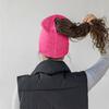 Magnetic Opening Ponytail Knitted Hat