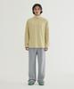 COVERNAT Semi-Wide Signature Symbol Sweatpants Melange Gray