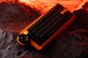DRY STUDIO Ice Ring 63 RT HE Magnetic Wired Gaming TTC Hall Effect Magnetic Lightweight RGB Gaming Accessory Starburst Orange Keyboard, 0.01mm