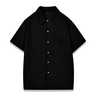 Cardigan High-end Textured Shirt Plain Casual Men's Shirt