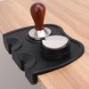 Coffee Tamping Corner Mat - Non-Slip Silicone Tamper Pad