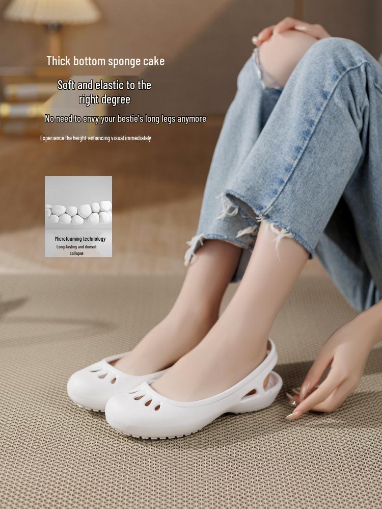 Damen Sommer Rutschfeste Clog-Sandalen: Klassische Melindi Strand- & Gartenschuhe, Übergröße