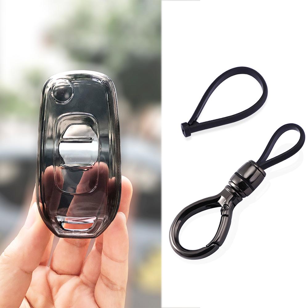 For Renault Clio 5 Duster Logan Oroch Clio Arkana Kwid Sandero Stepway Captur Kadjar Tpu Key Cover Keychain Car Key Case Shell