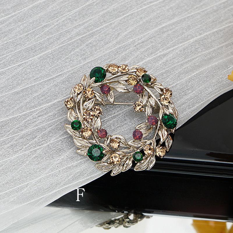 2024 Retro Personalized Women Men Brooch With Rhinestones Trendy Brooch for Clothes Metal Brooch Pin Trendy&18K Gold Plated