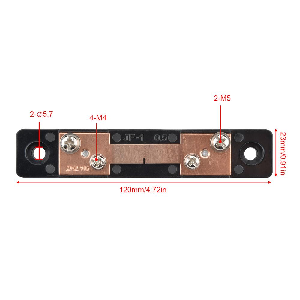 JF-01 External Shunt 10-50A 75mV Current Meter Shunt Resistor for Digital Voltmeter Ammeter Wattmeter Meter New Type Of Shunt