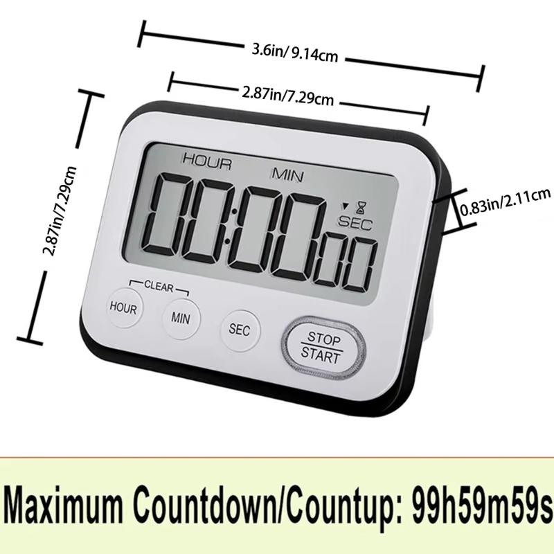 Count Up/Down Timer for Teacher Classroom Kid Home Table Magnetic Timer Stopwatch Cooking Timer Kitchen Digital Timer