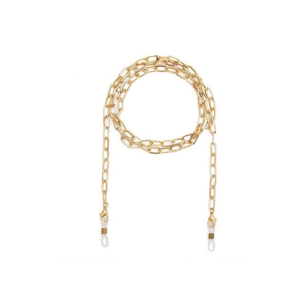 Trendy Metal Glasses Chain Anti Drop Hanging Neck Mask Strap Nonslip Anti-loss Sunglass Lanyard Straps Women Men золотой