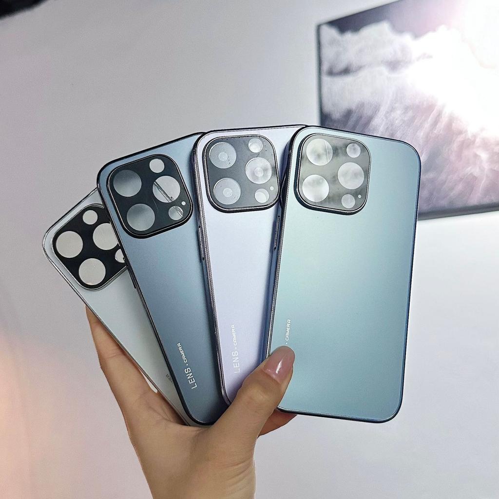 Electroplated Matte Finish Suitable for Apple 16promax Phone Case IPhone15 Lens Film  14PC Full Package  13 Protective Case